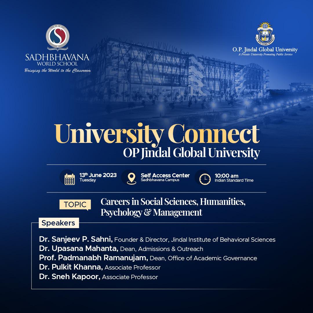 University Connect - OP Jindal Global University 